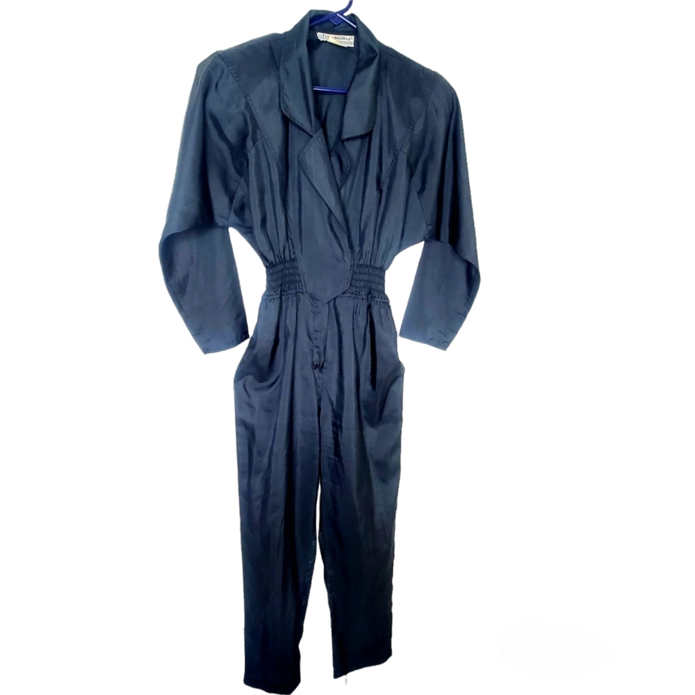 Vintage Windbreaker Material Jumpsuit